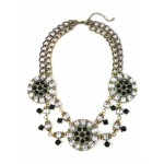 Corin Mix Metals and Crystal Statement Necklace